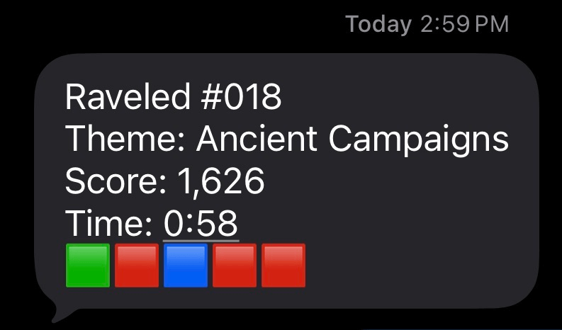 Example of a spoiler-free shareable summary