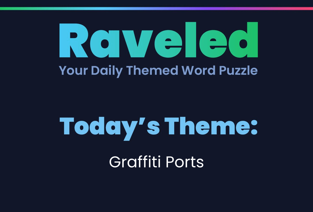 Nightly generated teaser image for today's Raveled theme.